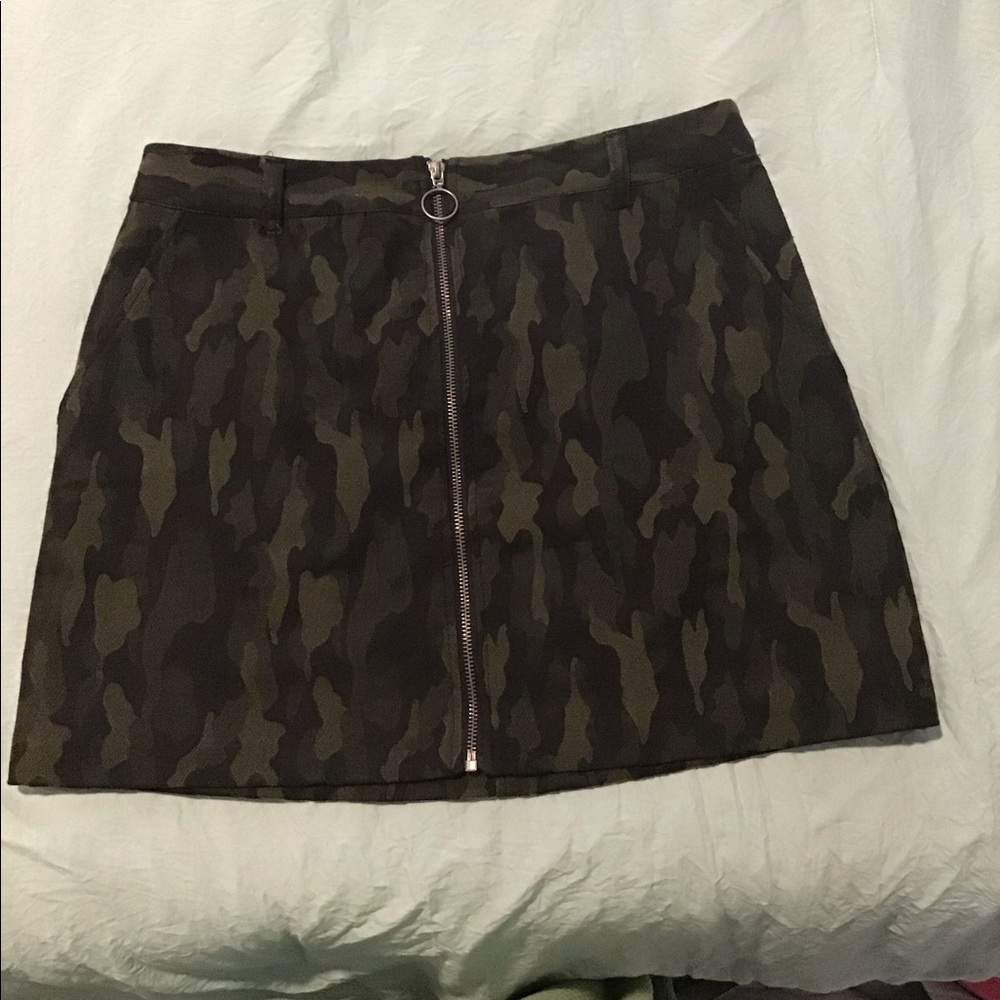 Camo Mini Skirt
